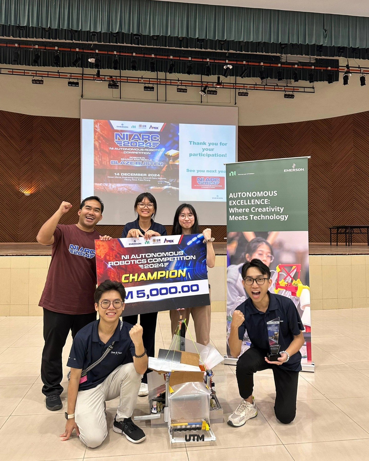 Utm Autonumous Robotics Champion